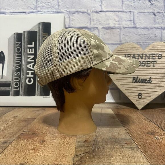 Old Tejas Trucker Hat Camouflage Texas Print Embroidered Boot - Picture 3 of 8